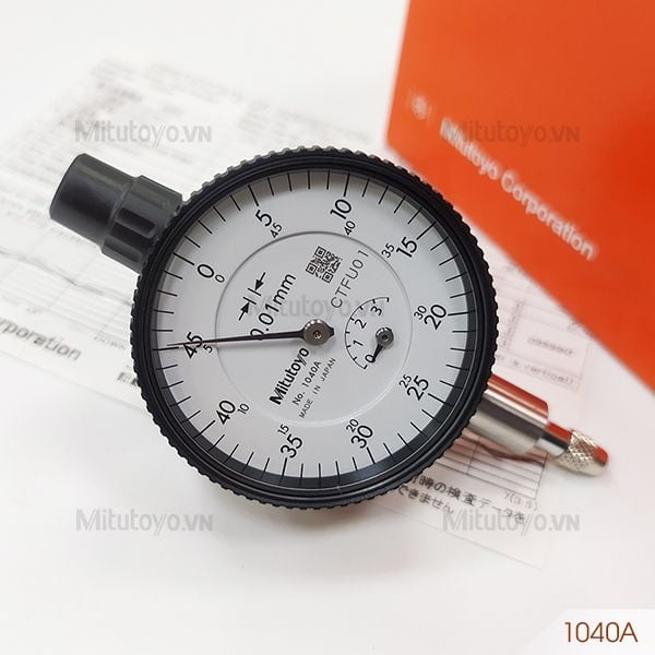 Đồng hồ so cơ khí  0-3.5mm/0.01mm Mitutoyo 1040A