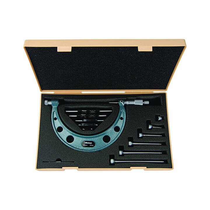 Panme đo ngoài cơ khí 0-100mm/0.01mm Mitutoyo 104-139A