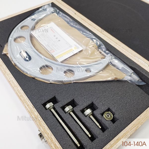 Panme đo ngoài cơ khí 100-200mm/0.01mm Mitutoyo 104-140A