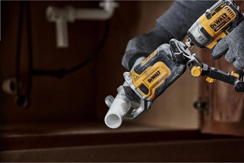 Phụ kiện máy cắt ống nhựa PVC dùng pin Dewalt DWAPVCIR