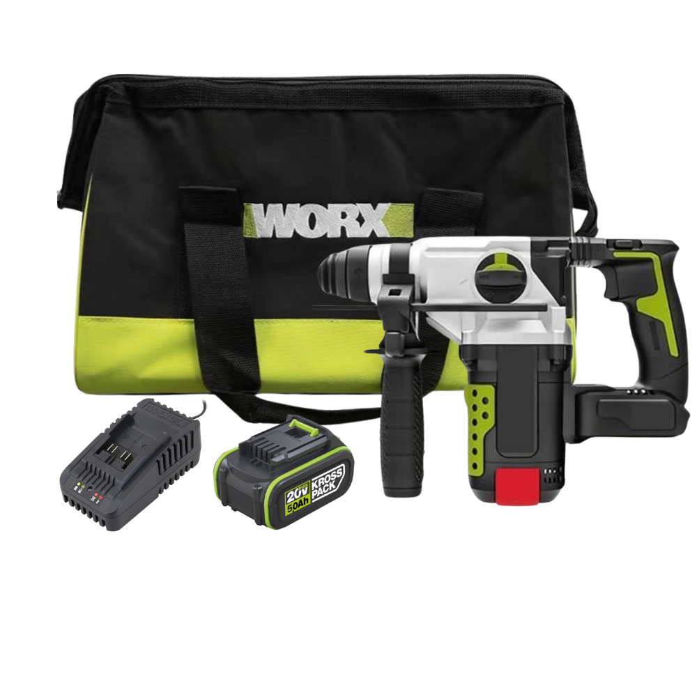Máy khoan đục pin 20V WORX WU389.9