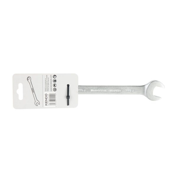 Cờ lê kết hợp 2 đầu, vòng tự động và miệng bằng thép Cr-V 18mm Kendo 15518
