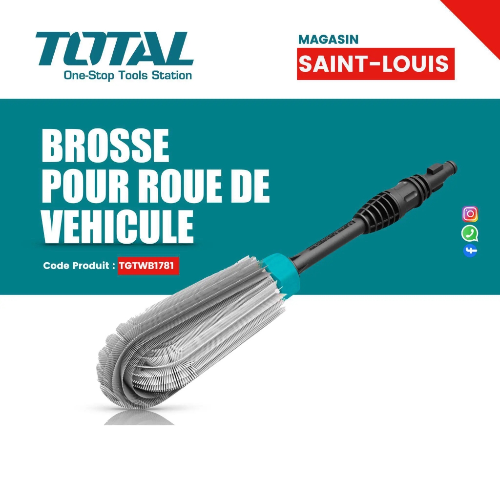 Cọ làm sạch bánh xe 390mm TGTWB1781 TOTAL