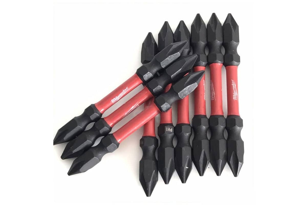 Đầu vặn vít ngắn Milwaukee (PH1-65mm) (bộ 10 mũi)