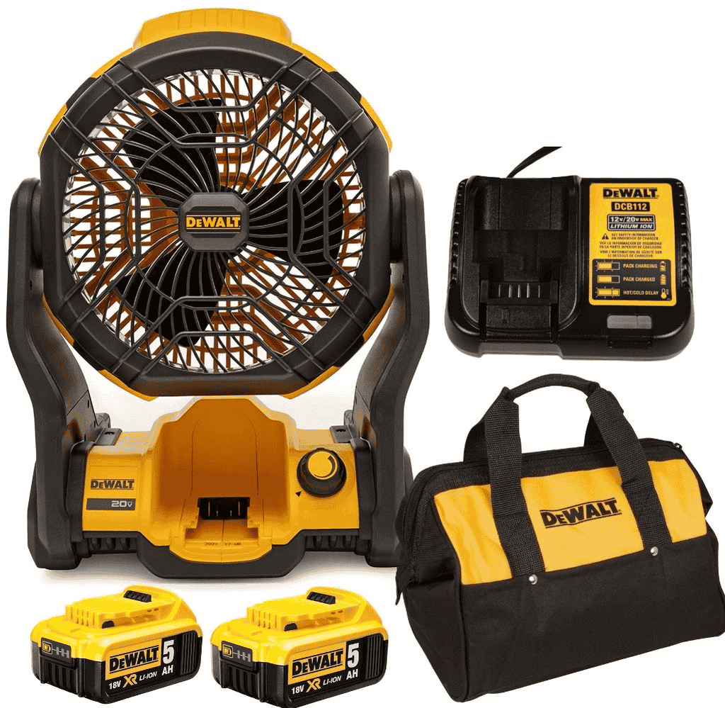 Quạt bàn dùng pin Dewalt DCE512N-KR