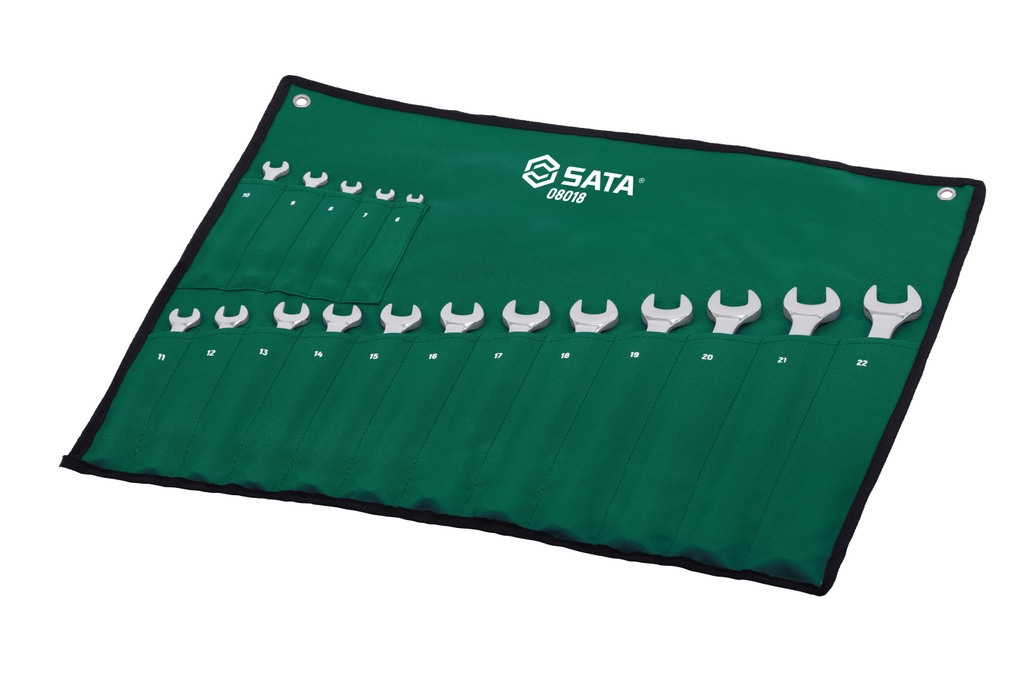 Bộ cờ lê 2 đầu FP SATA 1 bộ 17 cái 08018