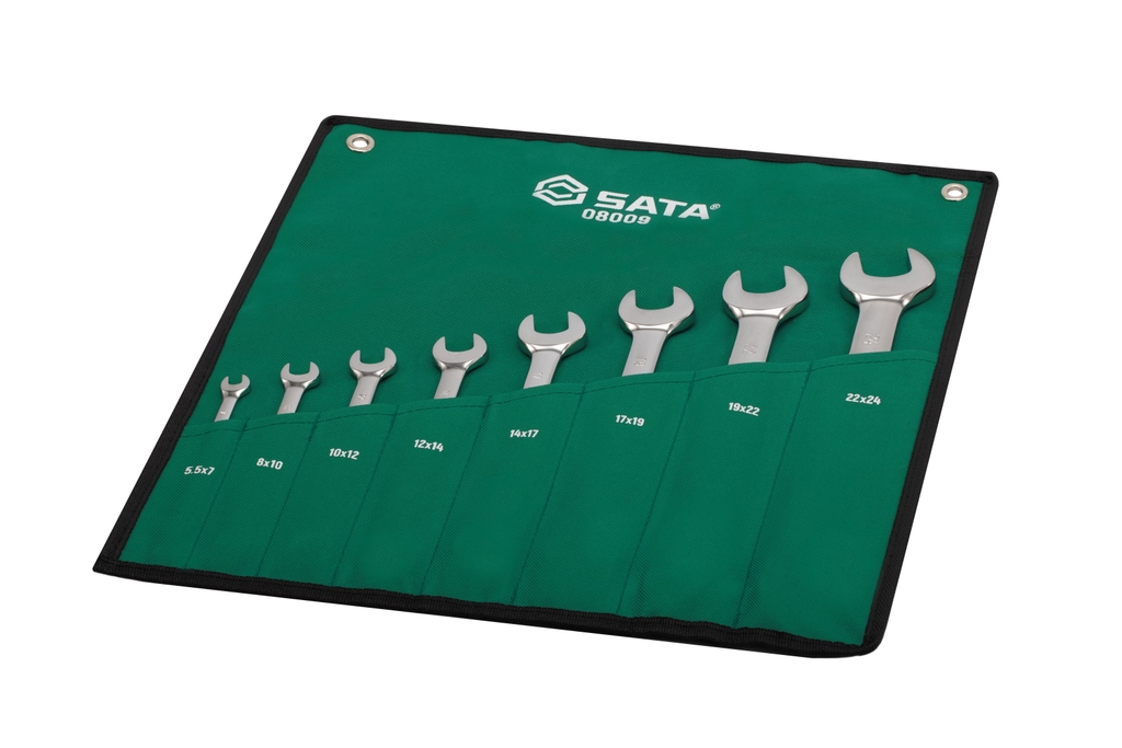 Bộ cờ lê 2 đầu mở SATA 1 bộ 8 cái 08009