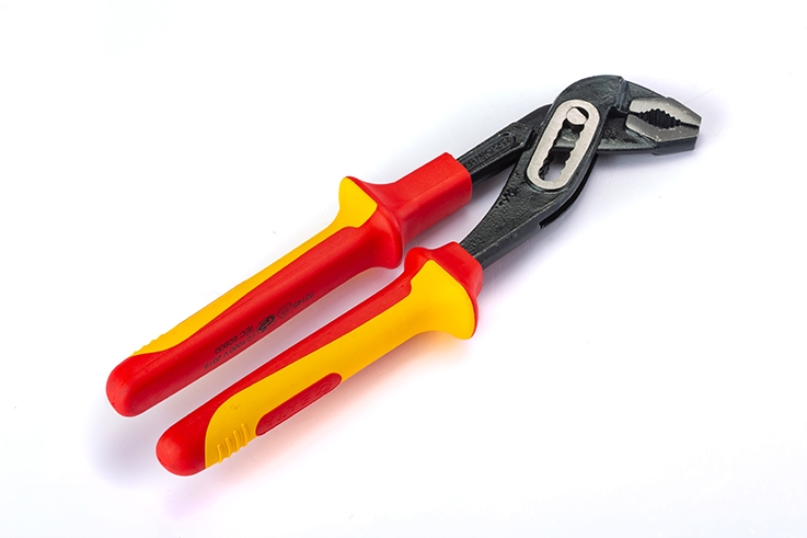 Kìm khóa mũi cong VDE 10 inch 70145 - VDE INSULATED WATER PUMP PLIERS 10