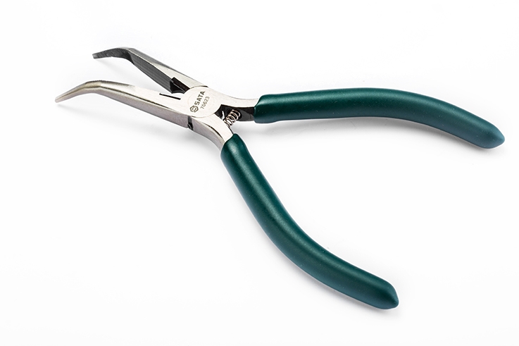 Kìm cắt mũi dài nhọn có lò xo 6 inch 70623 - Electronic Angle Long Nose Pliers 6