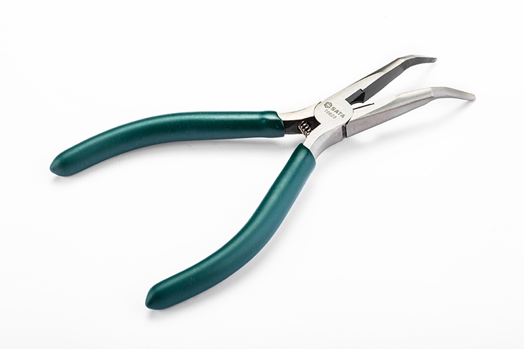 Kìm cắt mũi dài nhọn có lò xo 6 inch 70623 - Electronic Angle Long Nose Pliers 6