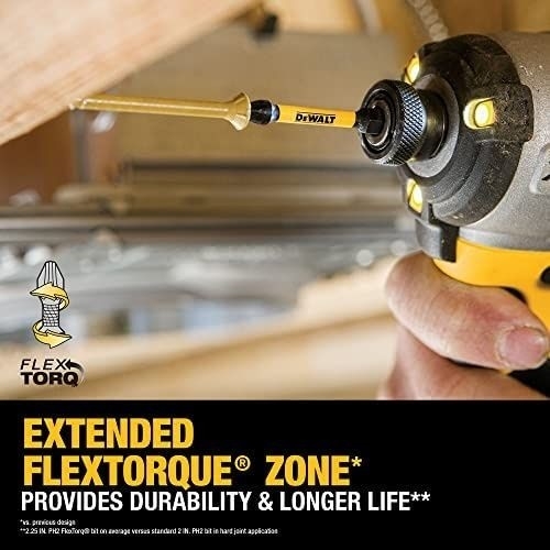 Bộ 5 mũi vít PH2 Dewalt DWA2PH2IR5-Z (Chất liệu Cr-mo)