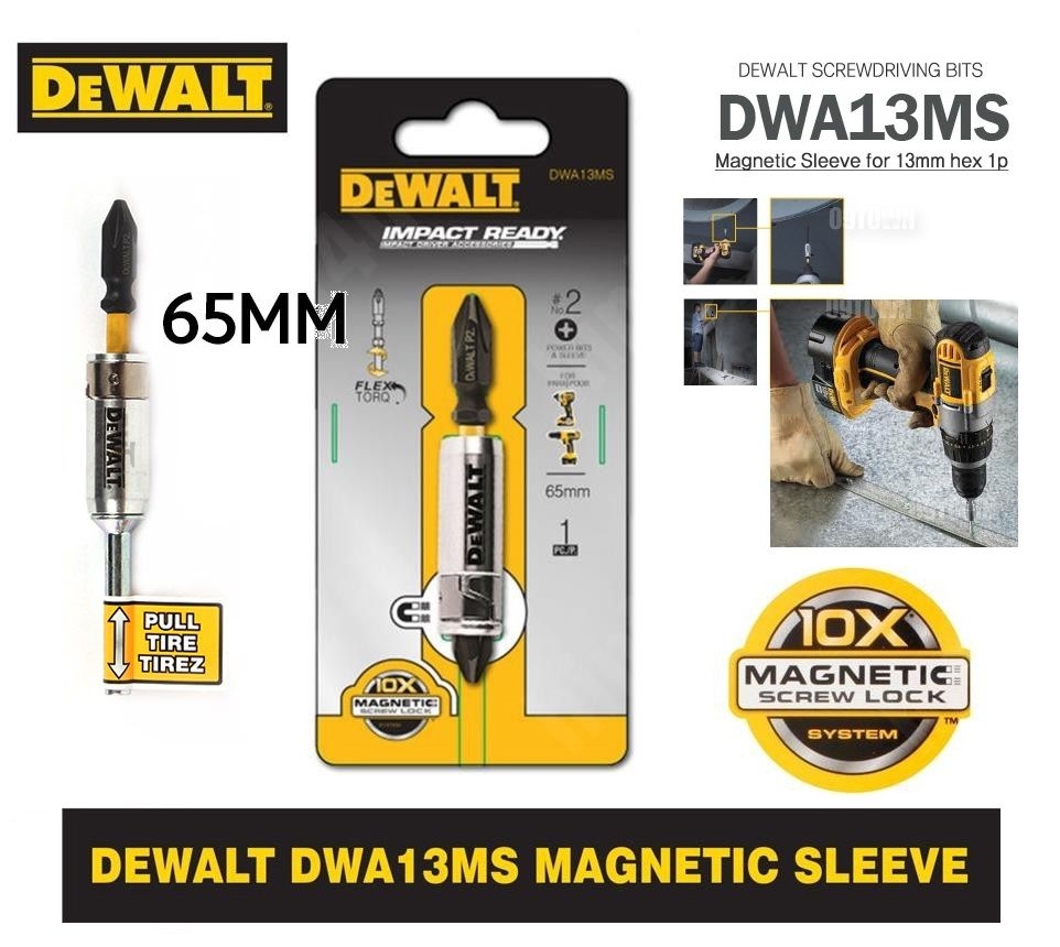 Mũi bắn vít có nam châm trợ lực Dewalt DWA13MS