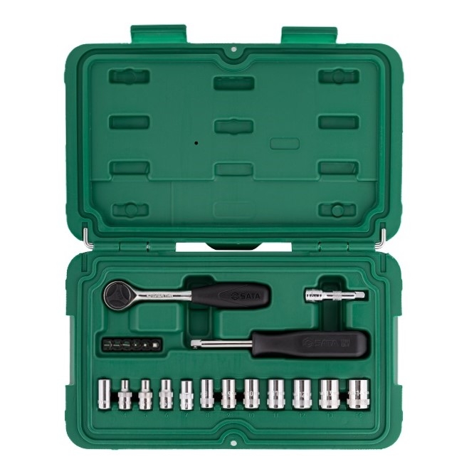 Bộ đầu cờ lê SATA 1/4inch 1 bộ 21cái 09521