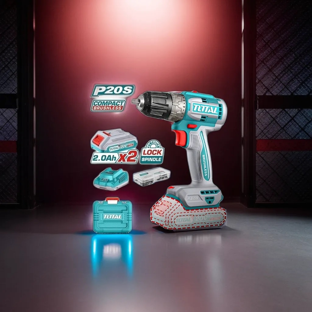 Máy khoan không chổi than dùng pin 20V TDLI20453 TOTAL