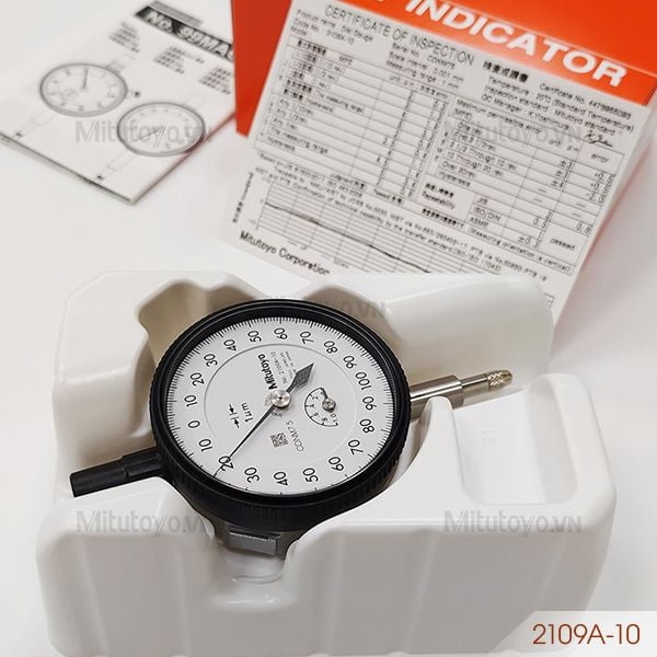 Đồng hồ so cơ khí  0-1mm/0.001mm Mitutoyo 2109A-10