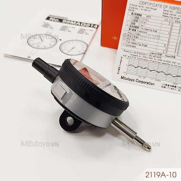 Đồng hồ so cơ khí  0-5mm/0.001mm Mitutoyo 2119A-10