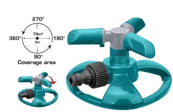 Đầu phun tưới nước 3 tay xoay THPS23602 TOTAL