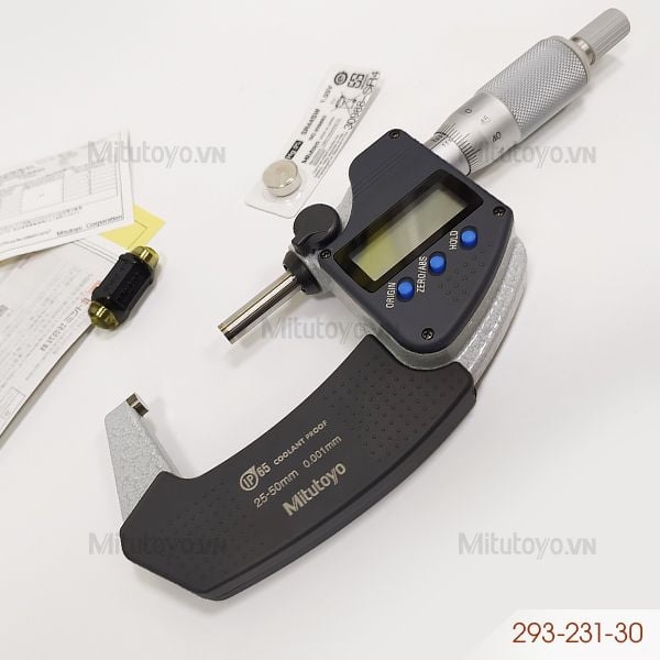 Panme điện tử đo ngoài 25-50mm/0.001mm (SPC) Mitutoyo 293-231-30