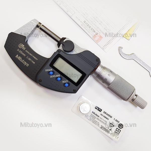 Panme điện tử đo ngoài 0-25mm/0.001mm  Mitutoyo 293-240-30