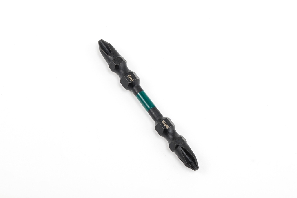 Bộ 10 đầu tuốc nơ vít đen loại 2 đầu SATA 59803 65mm - 10PC 1/4''  D/E IMPT BITS, 65MM L, #3#3