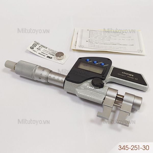 Panme điện tử đo trong 25-50mm/0.001mm Mitutoyo 345-251-30