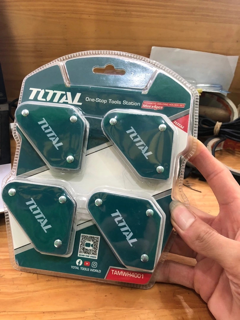 Bộ 4 ke góc nam châm hàn 3 góc TAMWH4001 TOTAL