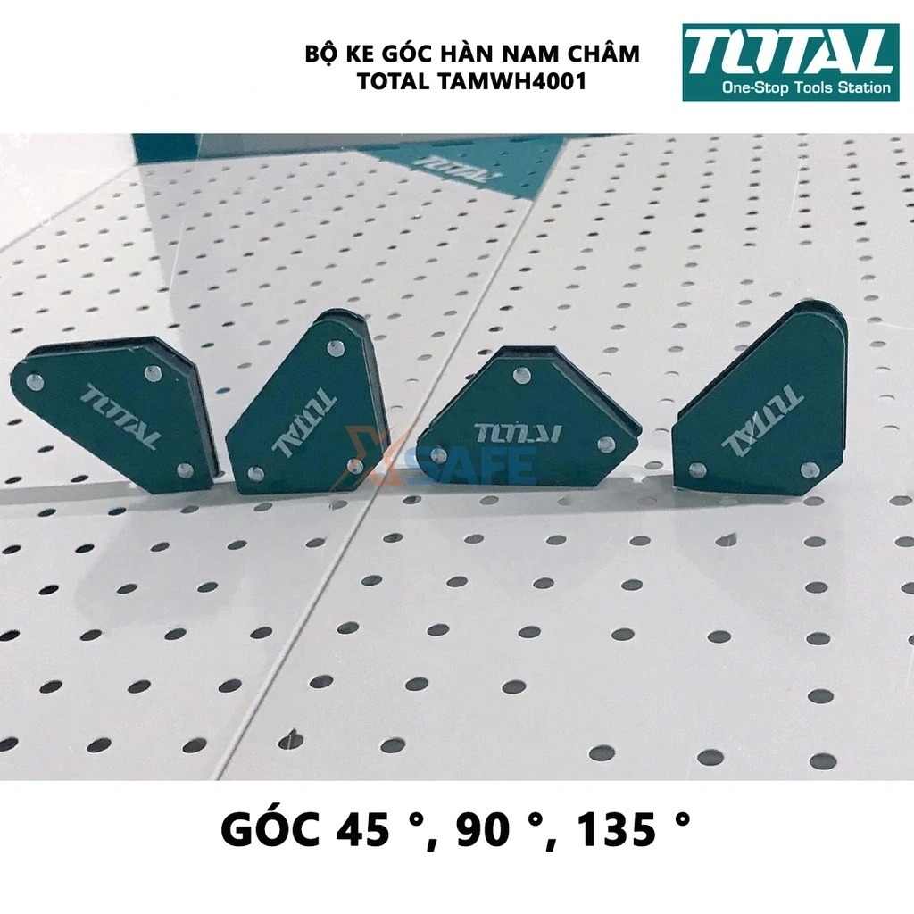 Bộ 4 ke góc nam châm hàn 3 góc TAMWH4001 TOTAL