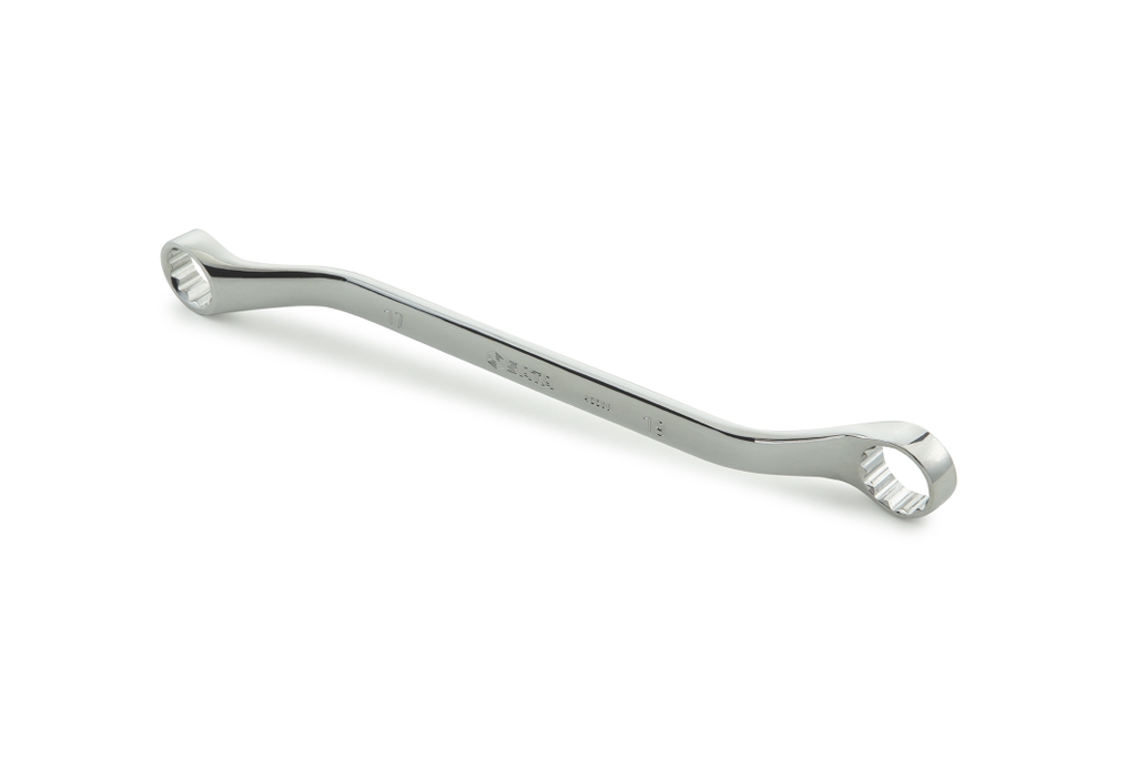 Cờ lê lệch 2 đầu vòng  21X23MM SATA 42208 - FULL POLISH BOX END WRENCH 21X23MM