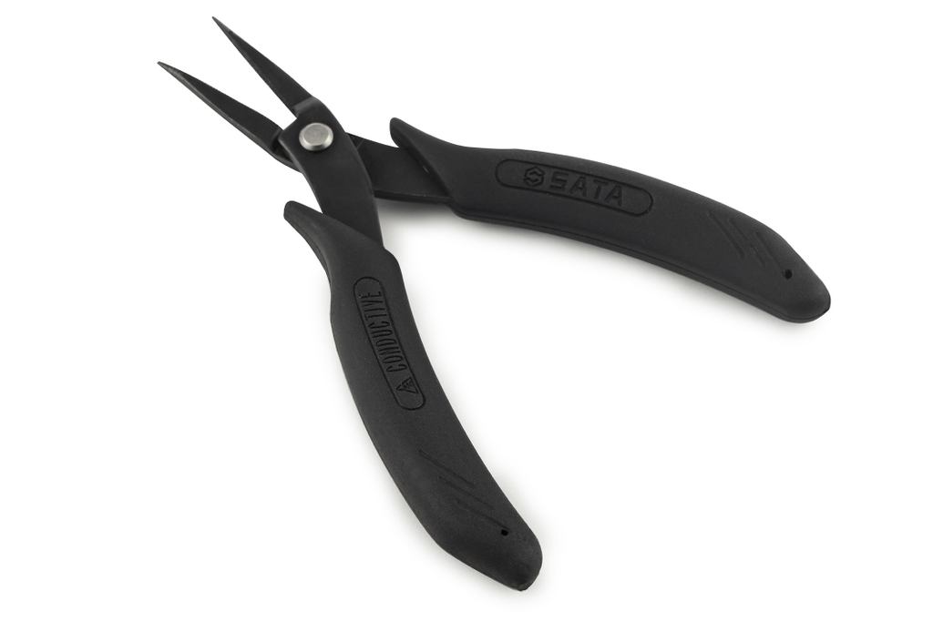 Kìm mũi nhọn có răng chống tĩnh điện 6inch SATA 75111 - 6