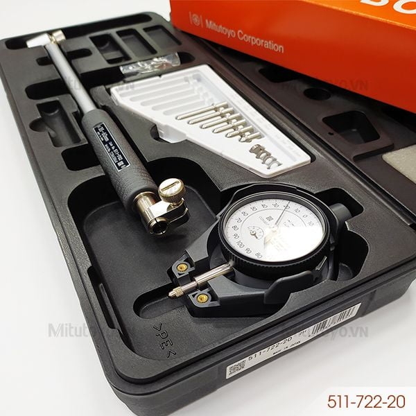 Bộ đồng hồ đo lỗ 35-60mm/0.001mm Mitutoyo 511-722-20