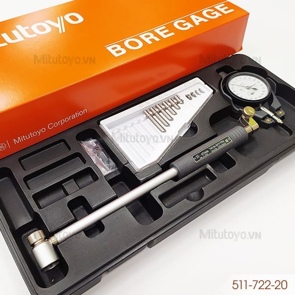 Bộ đồng hồ đo lỗ 35-60mm/0.001mm Mitutoyo 511-722-20