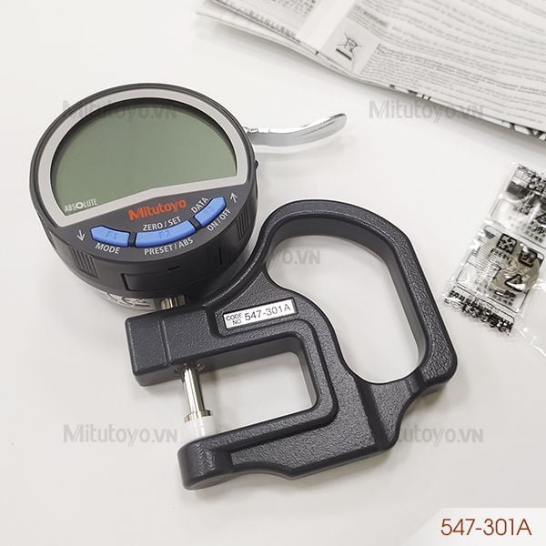 Đồng hồ đo độ dày điện tử 0-10mm/0.01mm Mitutoyo 547-301A