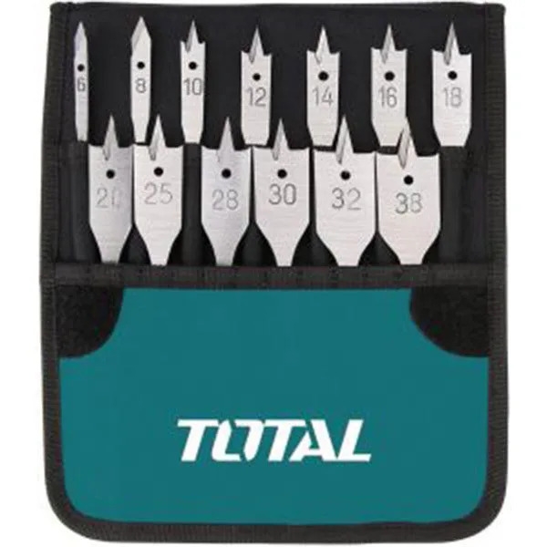 Bộ 13 mũi khoan gỗ đầu dẹp TACSD70131 TOTAL