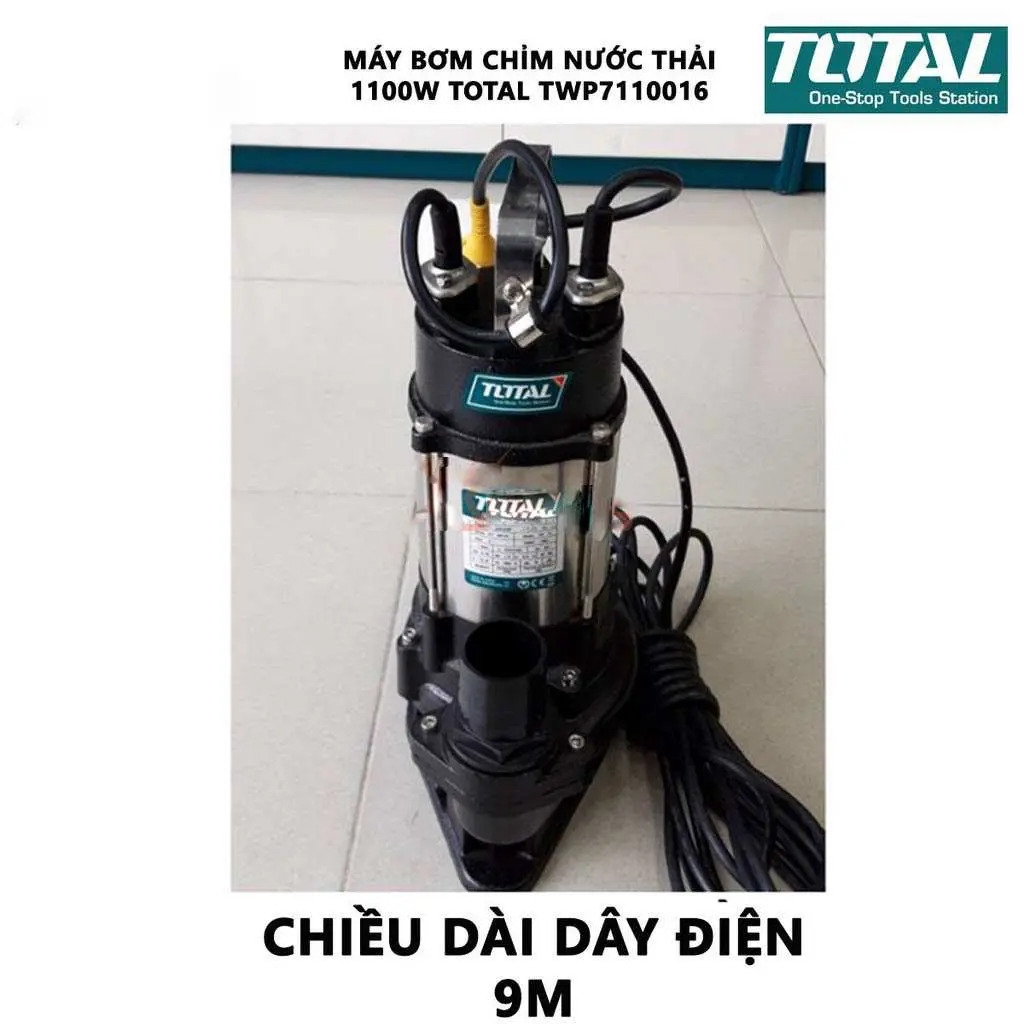 Máy Bơm Chìm Nước Thải BH 3 THÁNG TWP7110016 TOTAL