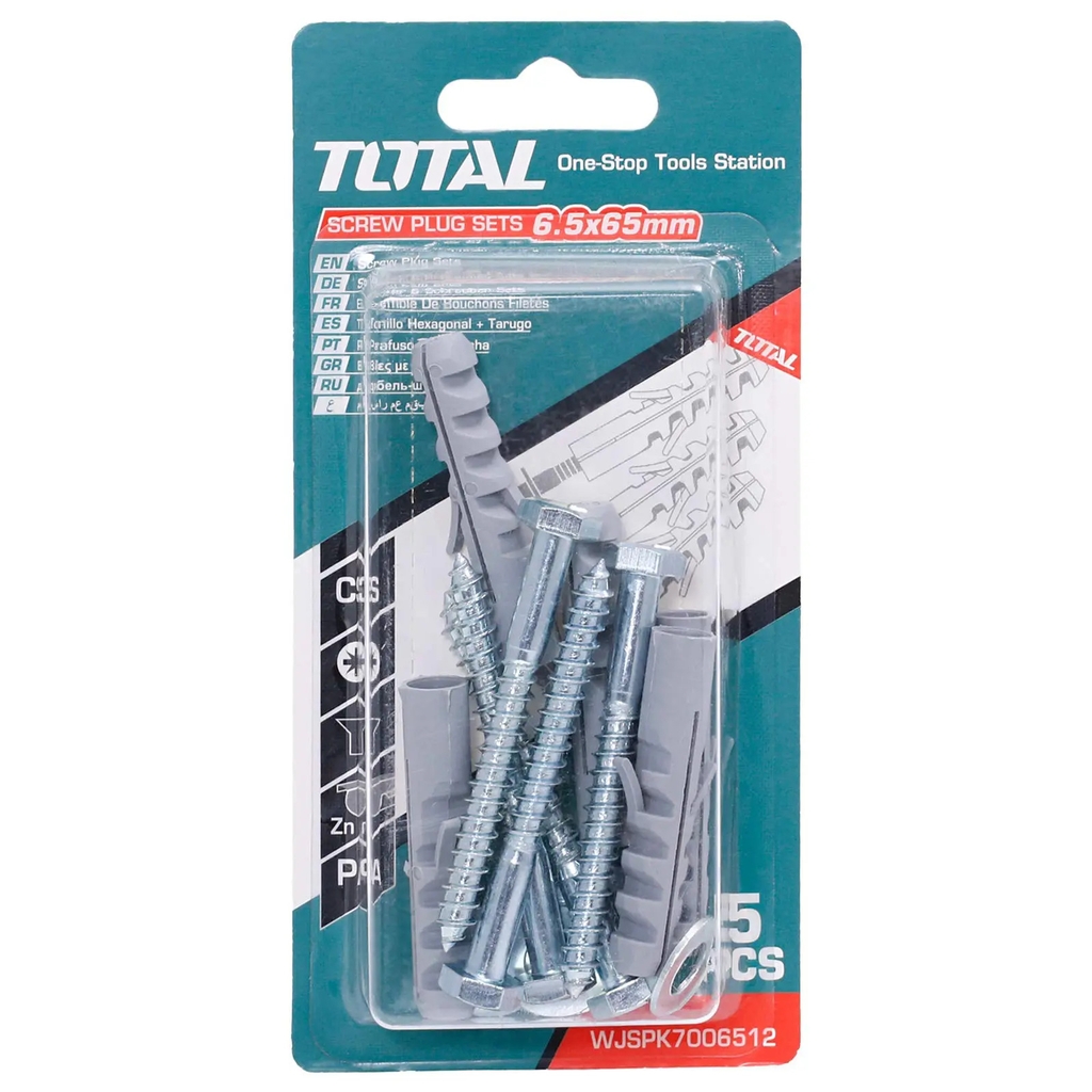 Bộ 5 tắc kê vít ST6.5x65mm WJSPK7006512 TOTAL