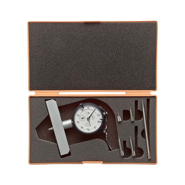 Đồng hồ đo sâu 0-200mm/0.01mm Đế 100mm Mitutoyo 7220A