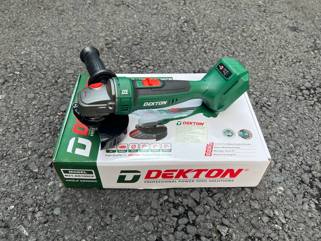 Máy mài góc pin Dekton M21-AG100CP01