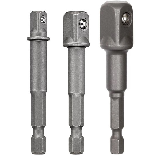 Bộ 3 đầu chuyển đổi từ vít sang bulon (1/4, 3/8, 1/2) Dewalt DWAADPTMI3
