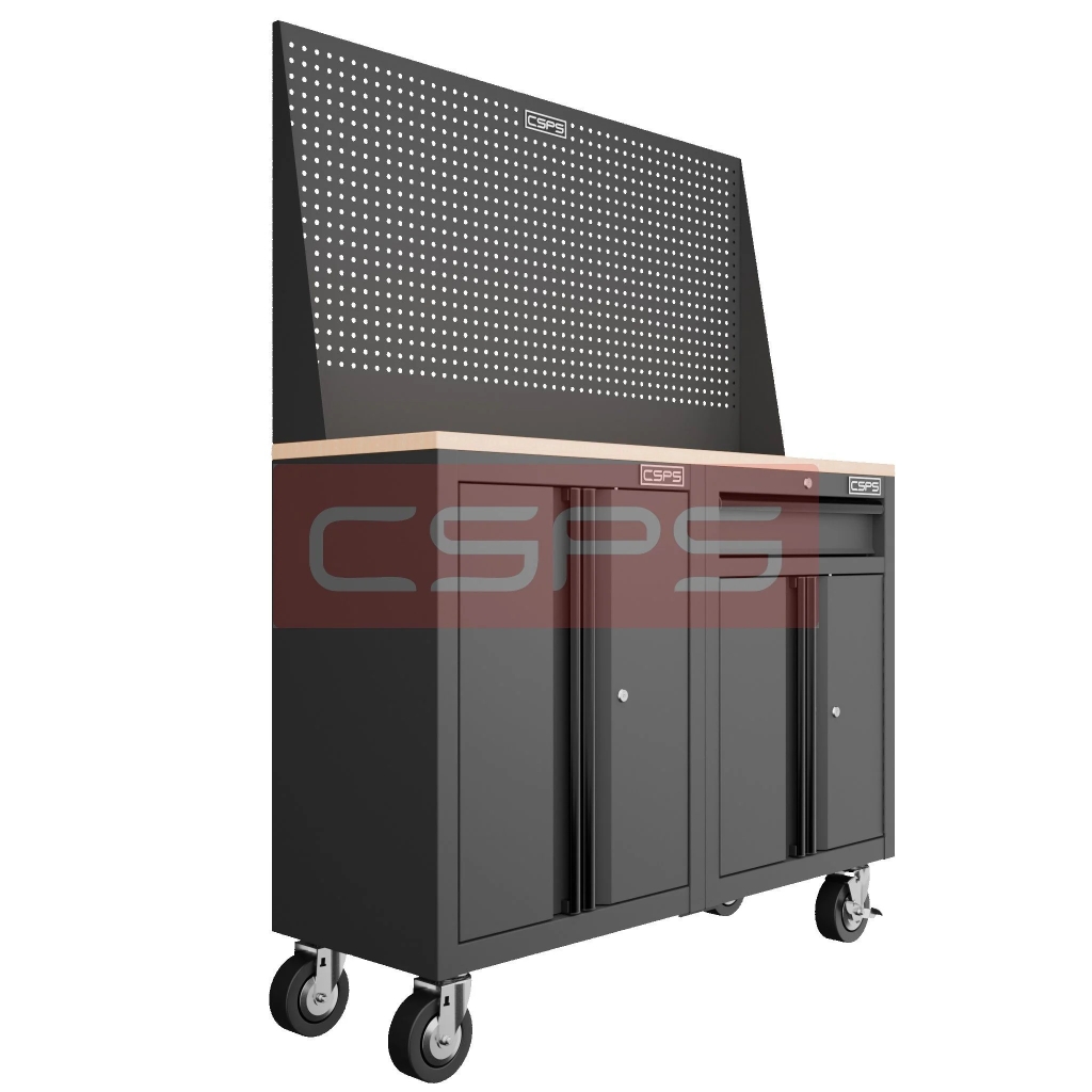 Tủ dụng cụ 122cm - 01 hộc kéo màu đen/đỏ CSPS VNDTC61002BB1-1