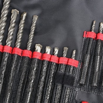 Bộ 17 mũi bê tông và mũi đục đầu gài SDS Plus Total TACSD91701