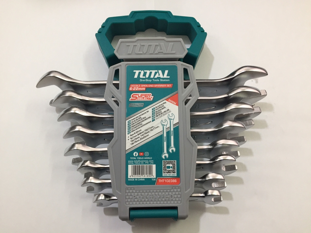 Bộ cờ lê hai miệng THT102386 TOTAL