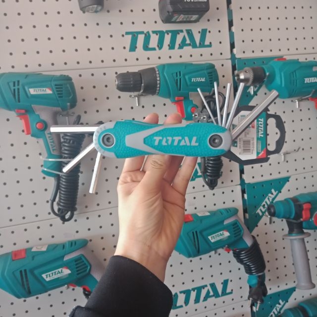 Bộ khóa lục giác dạng xếp THT1061826 TOTAL