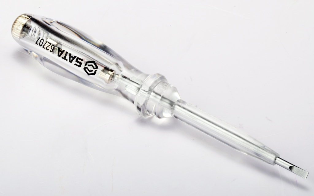 Bút thử điện 145mm đầu bút bằng thép SATA 62707 - G SERIES VDE VOLTAGE TESTER