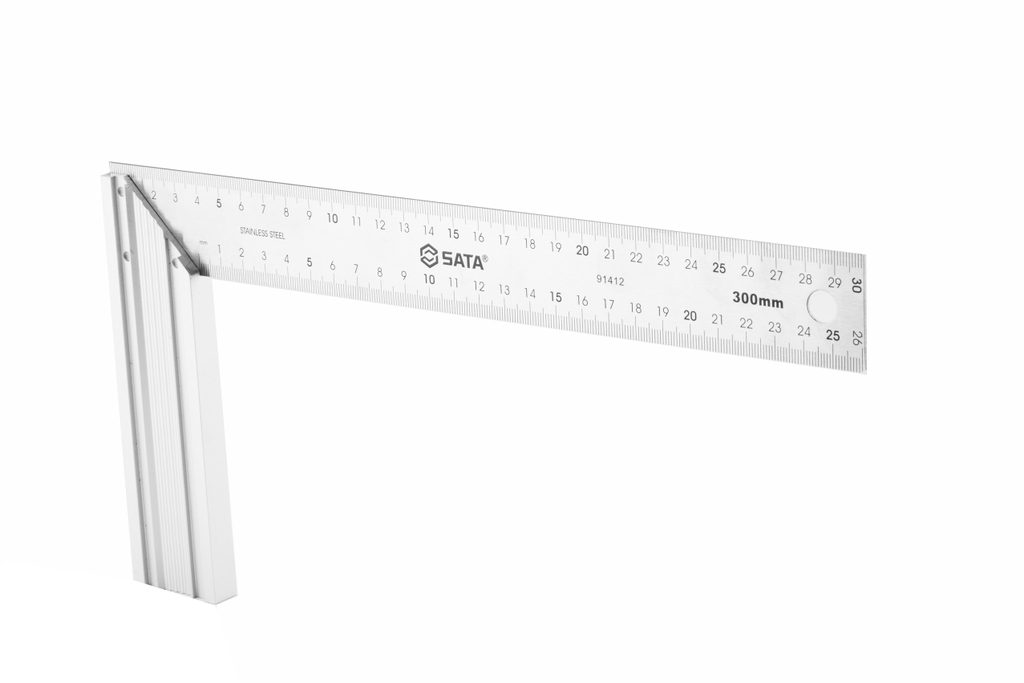 Thước eke lá vuông góc SATA 200mm 91411
