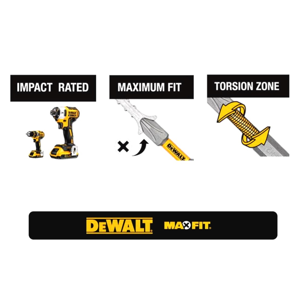 Bộ 5 mũi bắn vít Dewalt DWA2PH2MF5