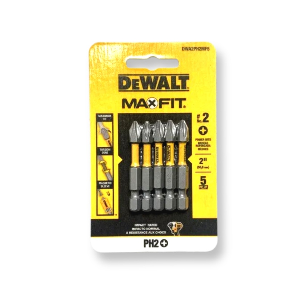 Bộ 5 mũi bắn vít Dewalt DWA2PH2MF5