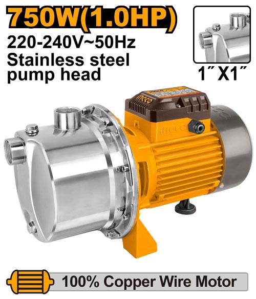 Máy Bơm Nước 750W(1.0Hp) JPS075082 INGCO