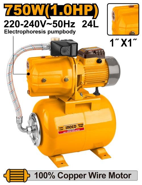 Máy Bơm Phun Tự Động JPT07508 INGCO