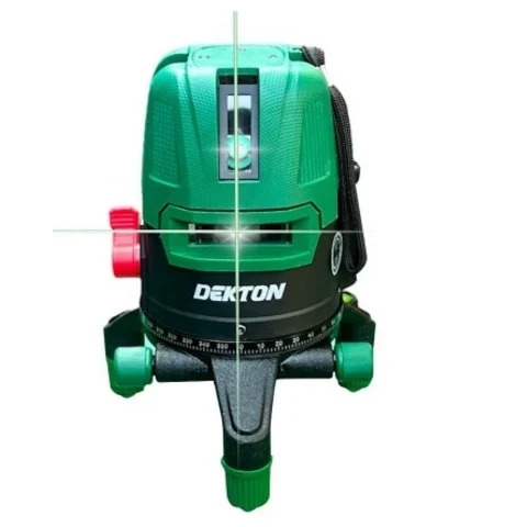 Máy cân bằng Lazer 5 tia xanh dùng pin Dekton DK-LS0505