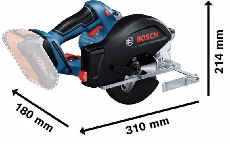 Máy cưa kim loại pin GKM 18V-50 Bosch 06016B8080